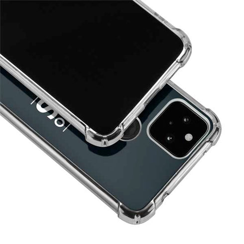 NBA San Antonio Spurs Standard - Black Google Pixel 5 Clear Case